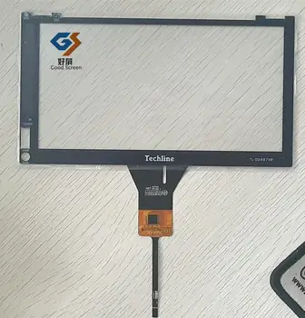 Negru ecranul tactil pentru Techline TL-DD4975P Mașină de navigare GPS cu ecran tactil panoul de reparare inlocuire piese de schimb TL-DD4975P