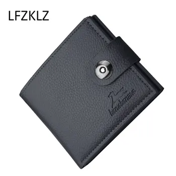 LFZKLZ 2020 nou portofel Barbati Nou-Moda mini scurt Portofel din Piele Clip Card Suport Multi-strat Folder Monedă Pungă sac de ambreiaj