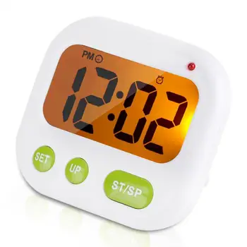 Hot Digital LCD Ceas cu Alarmă Timer Electronic Timer Bucătărie Calendarul Instrumente cu lumina de Fundal de Muzică/Moduri de Vibrație