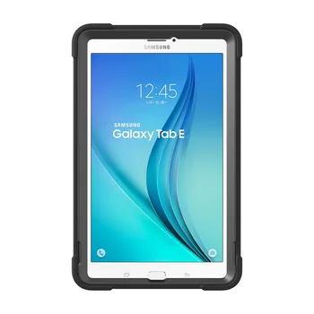 Accidentat Hibrid Armura Caz Pentru Samsung Galaxy Tab E 9.6 SM-T560 T561 de Absorbție a șocurilor de Silicon+Capac PC Cu Kickstand+Film+Pen
