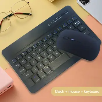 Universal Confortabil Revenire Portabile Ultra-Subțire Tastatură Bluetooth Și 1600 DPI Mouse-ul Setat Pentru IPad Apple Telefon Mobil Android