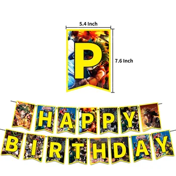 48Pcs/lot Eroul Meu mediul Academic Baloane Banner Happy Birthday Cake Topper Balon Latex pentru Fete Baieti Petrecerea de Ziua Decor Consumabile