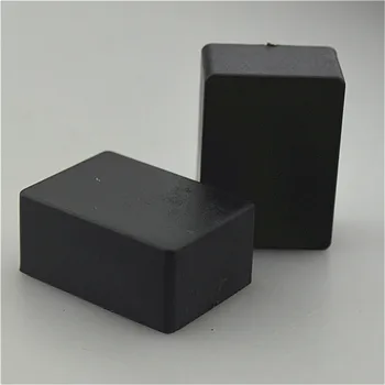 100buc mult, mică, plastic abs material carcasa incintei electrice în culoarea negru 36x26x16mm