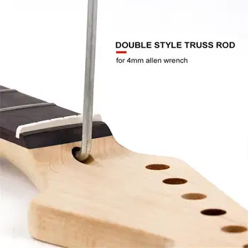 Muspor 22 Fret Chitara Electrica Maple Neck Rosewood Fingerboard Pentru Fender Strat ST Chitara Piese de schimb, Accesorii
