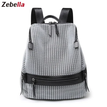 Zebella Nylon Backpack Femei 2018 Moda Femei Rucsac Mare Capacitate, Saci de Școală pentru Fete Adolescente Școală Rucsac de Călătorie