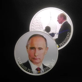 Președintele rus vladimir putin MONEDE comemorative Din Crimeea MONEDE de argint de La kremlin pentru a colecta MONEDE de cadou cadou