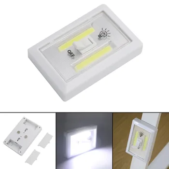 Magnetic Mini COB LED fără Fir, Comutator Lampă de Perete, Lumini de Noapte Baterii Dulap de Bucătărie, Garaj, Dulap Camp de Lumina de Urgenta
