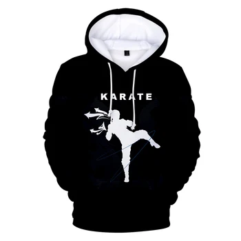 Noi de Imprimare 3D Kyokushin Hanorace Hip Hop DOMNUL de KARATE tricou de Desene animate 3D Karate Kyokushin Hanorac Nou Sânge Harajuku Hoody