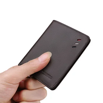 Men scurt portofel vertical ultra-thin mini portofel WILLIAMPOLO veritabilă carte de portofel geanta