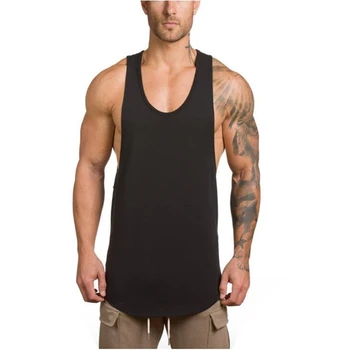 Muscleguys Fitness Rezervor De Top Pentru Bărbați Culturism Îmbrăcăminte Pentru Bărbați Tricou Fără Mâneci Vestă De Bumbac Săli De Sport Bluze De Corp Musculare Tanktop