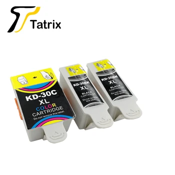 Tatrix 2 Set KD30 compatibil Pentru Kodak 30XL 30 Cartuș de Cerneală 30 XL pentru 30XL Imprimante ESP C315 C310 C110 C115 Erou