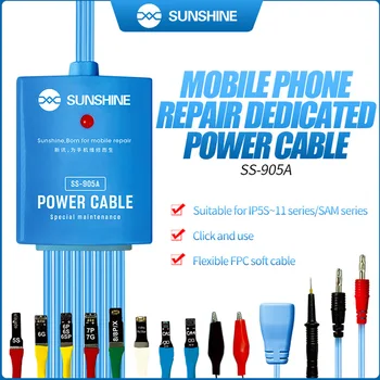 SOARE SS-905A Alimentare prin Cablu de Testare Pentru Telefon Samsung Android, iPhone 11 PRO MAX XS 8P 8 6S Plus DC Putere Fir de Control de Testare