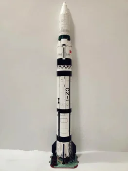 Idei noi Serii Lungi De martie, Nr. 1 Racheta Model Blocuri Set Classic MOC Apollo Racheta Saturn V Educație Jucarii