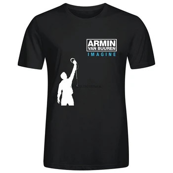 Armin Van Buuren Imagina Mens T Shirt Design O De Gât Negru Vară Mâneci Scurte Tricou De Moda Noua Moda MenT Tricou