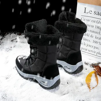 2021 Femei Cizme de Iarna pentru Femei de Iarnă de Înaltă Botas Mujer Femei Cizme de Zăpadă Iarna Womam Cizme Impermeabile cizme Glezna Cizme Adidasi