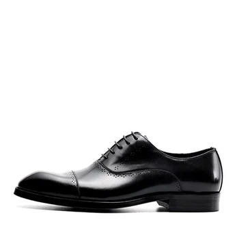Sipriks Mens Piele Visiniu Oxfords Barbati Clasic Pantofi De Biserică Seful De Afaceri Formale Frac, Pantofi Deget De La Picior Pătrat Sociale Pantofi Brogues