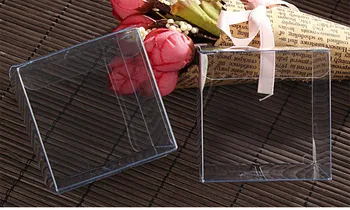 20buc 5*5*5 cm Transparent Impermeabil din PVC Ambalare Cutii Mici de Plastic Clar Cutie de Depozitare Pentru produse Alimentare/bijuterii/Bomboane/Cadouri/cosmetice