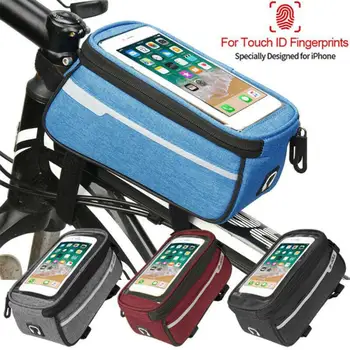 6 Inch, rezistent la apa MTB Mountain Cadru de Biciclete Fata Tub Sac de Ciclism Mobil Accesorii Telefon Suport Bicicleta Caz de Telefon