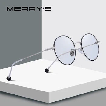 MERRYS DESIGN de Moda pentru Femei Rotund Ochelari Retro Lumina Albastră de Blocare Optic Rame Ochelari de vedere S2090