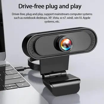 HD 720P/1080P camera web Camera Web Cu Microfon Rotativ Camere Pentru transmisiunea Live Video de Asteptare Conferință de Munca Web Cam