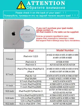 Ipad2 3 4 Alb din Piele PU Greu Înapoi Caz Sticla de Bautura Set Acoperire de Protecție Pentru 2020 iPad Pro 11 12.9 10.5 7.9 inch Mini 1 2 3 5