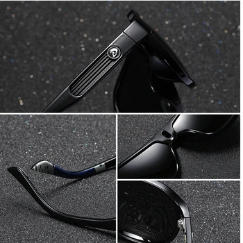 DUBERY Design de Brand Polarizat ochelari de Soare Barbati de Conducere Nuante de sex Masculin Retro Ochelari de Soare Pentru Barbati Vara Oglindă Ochelari de cal UV400 Oculos