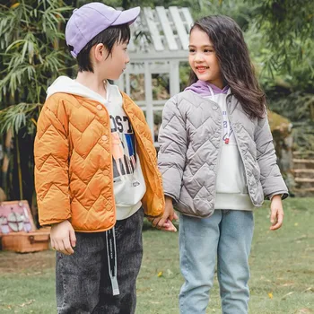 Haine pentru copii 2-8T copii cald iarna jacheta de bumbac captusite cu maneca lunga copii bottoms pentru baieti fete haina de primavara baby jacheta