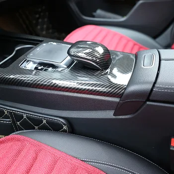 Fibra de Carbon Stil ABS Masina Consola centrala Ramă de Protecție de Tapiterie Pentru Mercedes Benz Clasa a W177 2019 LHD Accesorii