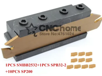 25mm pețiol SPB32-1buc 2+SMBB2532 1buc+ SP200 NC3020/NC3030 10buc=12buc/set NC3020/NC3030 Prelucrare otel CNC strung tool
