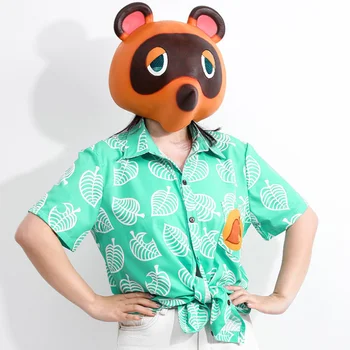 Animal Crossing Tom Nook Cosplay costum Adult copii topuri cu maneci Scurte tricou Noi Orizonturi de Vara tricou haine de Halloween