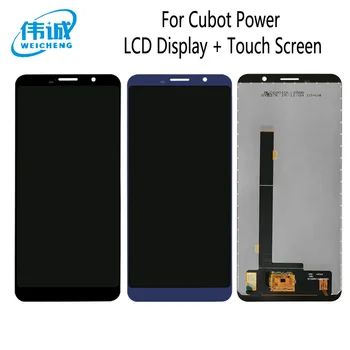 Negru/Albastru Pentru Cubot Puterea Display LCD + Touch Screen Digitizer Ansamblul de Înlocuire Telefon Cu Instrumente