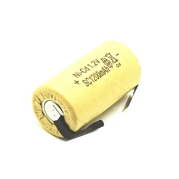 13PCS/lot de Înaltă calitate baterie baterie reîncărcabilă sub baterie SC Ni-Cd baterie 1.2 v cu tab 1200 mAh pentru instrument Electric