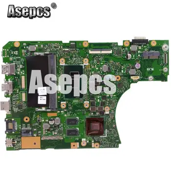 Asepcs X556UV Laptop placa de baza pentru ASUS X556UQ X556UV X556UB X556UR X556U X556 Test original, placa de baza DDR4 4G RAM, I7-6500U