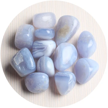 100 g naturale agat piatră de lustruit albastru dantelă de piatră de agat