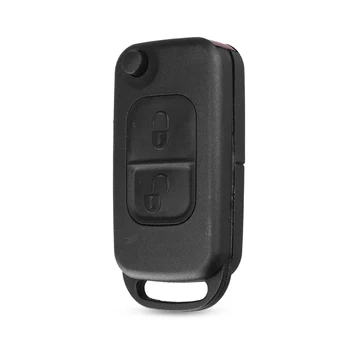 KEYYOU 20X Înlocuire 2 Buton de Pliere Auto Flip Key Remote Shell Fob Caz Pentru Mercedes Benz SLK E113 O C E S W168 W202 W203