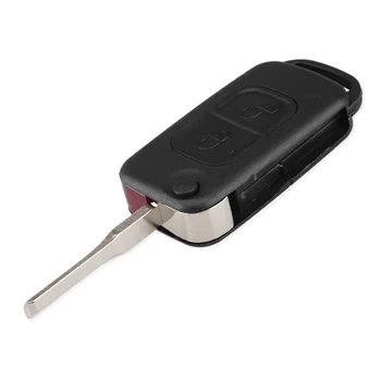 KEYYOU 20X Înlocuire 2 Buton de Pliere Auto Flip Key Remote Shell Fob Caz Pentru Mercedes Benz SLK E113 O C E S W168 W202 W203