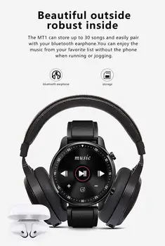 2020 Moda MT1 Bărbați Ceas Inteligent de Afaceri Smartwatch Bluetooth Apel Sport de Urmărire de Sănătate Ceasuri Pentru Huawei, Xiaomi ios