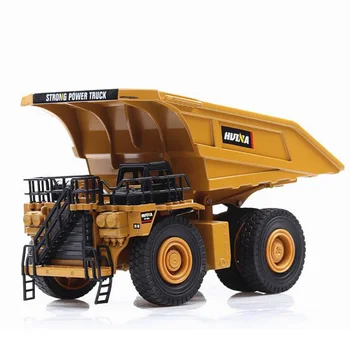 1/40 Scară Camion turnat din Aliaj de Metal Mașină Excavator Minier dumper Excavator Model de Jucărie Inginerie Camion Pentru Copii Colectie