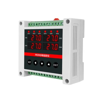 Multi-mod Ghid Controler de Temperatura cu 4 Canale Metru 485 de Comunicare cu PLC Inteligent de Control PID Digital Display