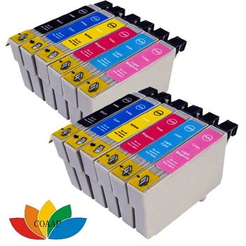 12 T0481-T0486 (T0487) Compatibil cu Cartușele de Cerneală pentru Epson Stylus RX 500 600 620 640 Printer