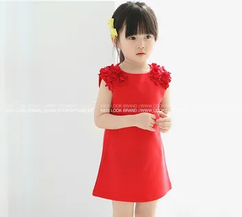 1 2 3 4 5 6 Ani Copii Fata Rochie Casual Fetita haine Copii Fete de Vară Rochie de Flori de Moda Printesa Rochie Pentru Fete