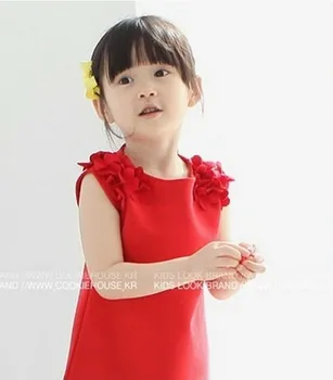 1 2 3 4 5 6 Ani Copii Fata Rochie Casual Fetita haine Copii Fete de Vară Rochie de Flori de Moda Printesa Rochie Pentru Fete