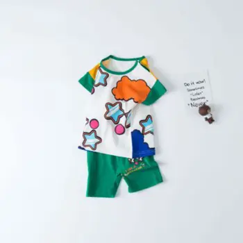 Băieți Copii Haine, Costume De Desene Animate Mașină De Îmbrăcăminte Pentru Băieți Seturi Tricou+Pantaloni Scurti Casual Sport Costume Copilul Seturi Copilul De Îmbrăcăminte Pentru Băieți Set