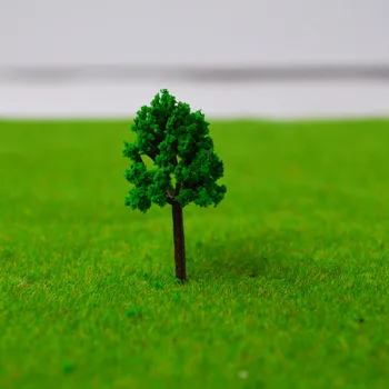 4cm Culoare Verde de cale Ferată Aspect Arhitectural Model în realizarea Materialelor la Scară Plastic Model Copac