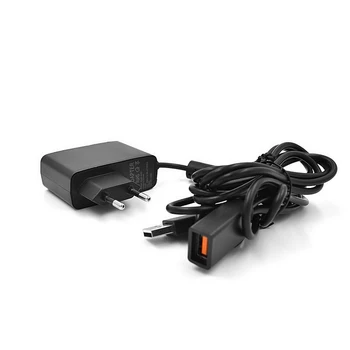 Negru AC 110V-240V Alimentare UE NE-Adaptor Priza USB de Încărcare Încărcător, Pentru Microsoft Xbox 360 Senzor Kinect Adaptor 7.5 ft