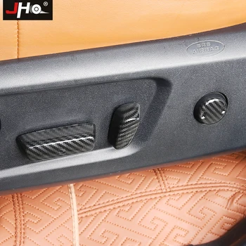 JHO ABS Carbon Cereale Ajustarea Scaunului din Față Comutator cu Suprapunere Acopere Garnitura Pentru Toyota Tundra -2020 15 16 17 18 19 Accesorii Auto