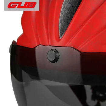 GUB K80 PLUS Drum de Munte Biciclete Casca Ciclism Ochelari de protecție Ochelari Magnetic Lentile Galben Gri Transparent Casca Bicicleta Accesorii