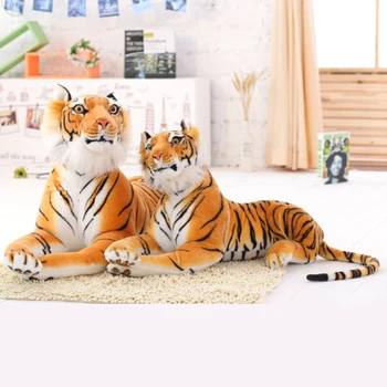 Noi Moi Umplute Animale, Tigru, Jucarii De Plus, Perna De Desene Animate De Animale Mari Model Drăguț Papusa Bumbac Fata De Jucarii Pentru Copii