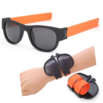 2020 ochelari de soare moda inel de silicon tendință încheietura mâinii ochelari de soare pliabila polarizor pliere siguranță ochelari de soare