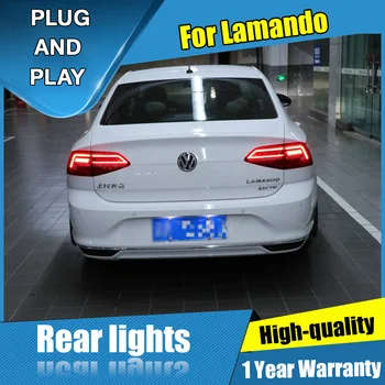 Styling auto pentru VW Lamando Stopul de asamblare-2018 LED Stop Spate, Lampa DRL+Frana+Park+Semnal cu hid kit 2 buc
